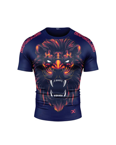 Lion No Gi Rash Guard Short Sleeve