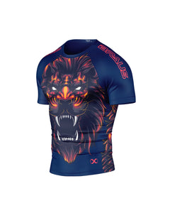 Lion No Gi Rash Guard Short Sleeve