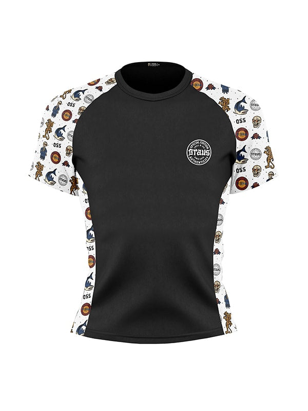 Chill and Jiu Kids No Gi Rash Guard Short Sleeve