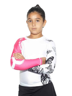 Butterfly Kids No Gi Rash Guard Long Sleeve