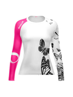 Butterfly Kids No Gi Rash Guard Long Sleeve