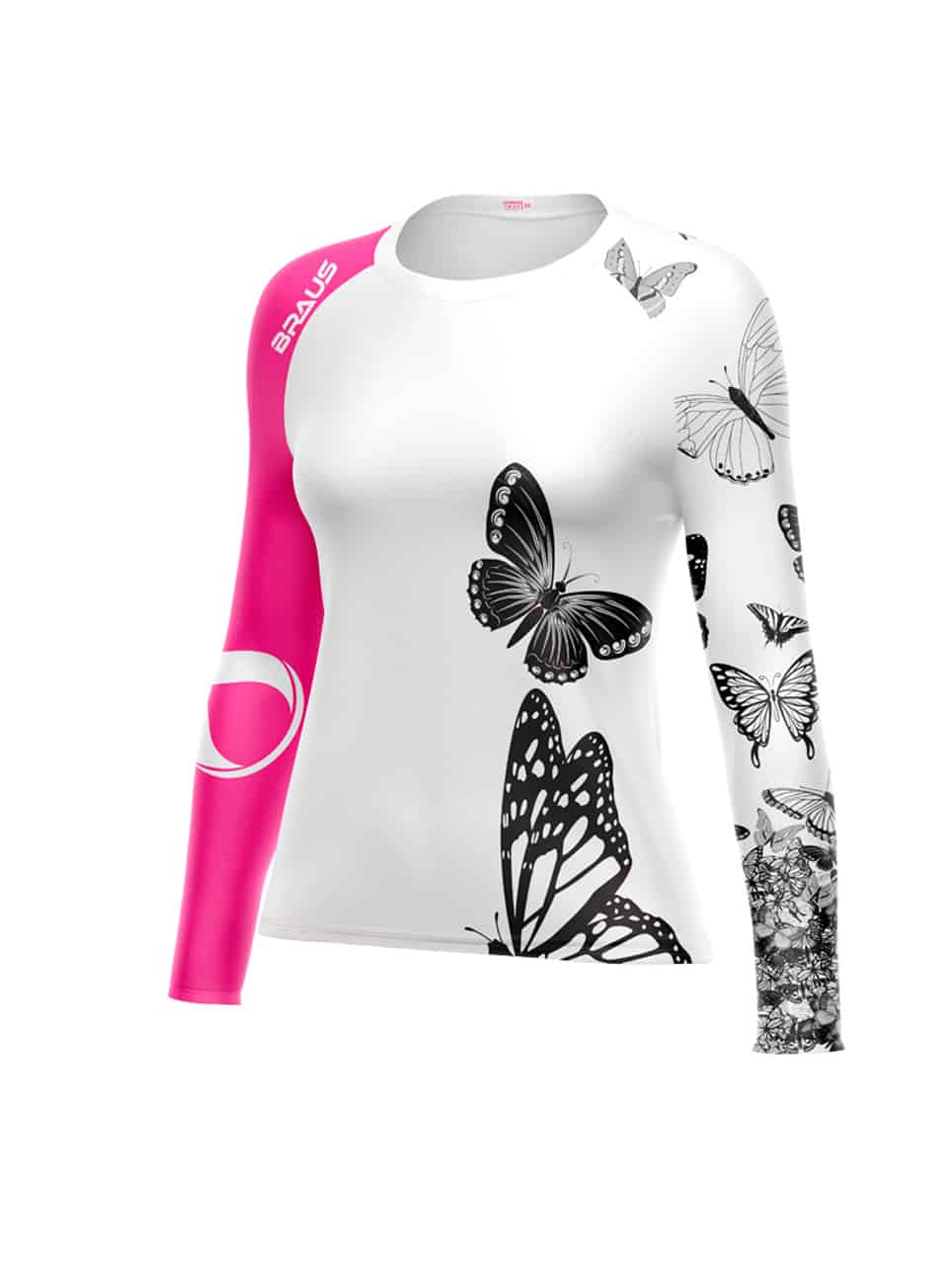 Butterfly Women's No Gi Rash Guard Long Sleeve